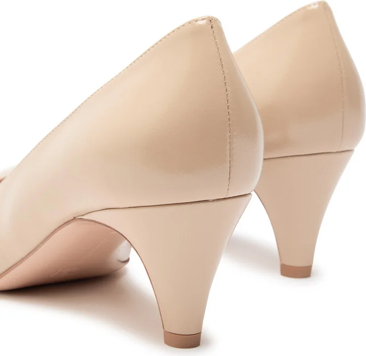 Gianvito Rossi Amelia 55 Glossed Leather Pumps - Image 4