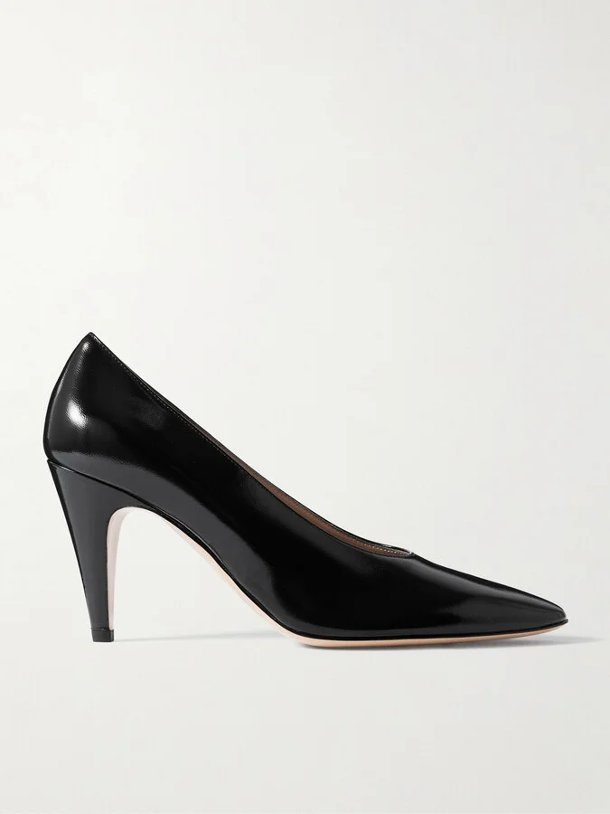 Gianvito Rossi - Amelia 85 Patent-leather Pumps - Black
