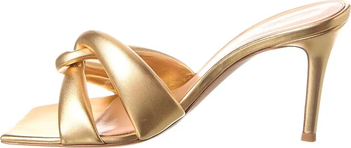 Gianvito Rossi Amour 85 Leather Mule - Image 2