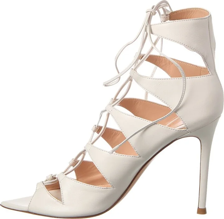 Gianvito Rossi Anjelica Leather Sandal - Image 2