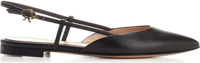 Gianvito Rossi Ascent Pointed Toe Flats