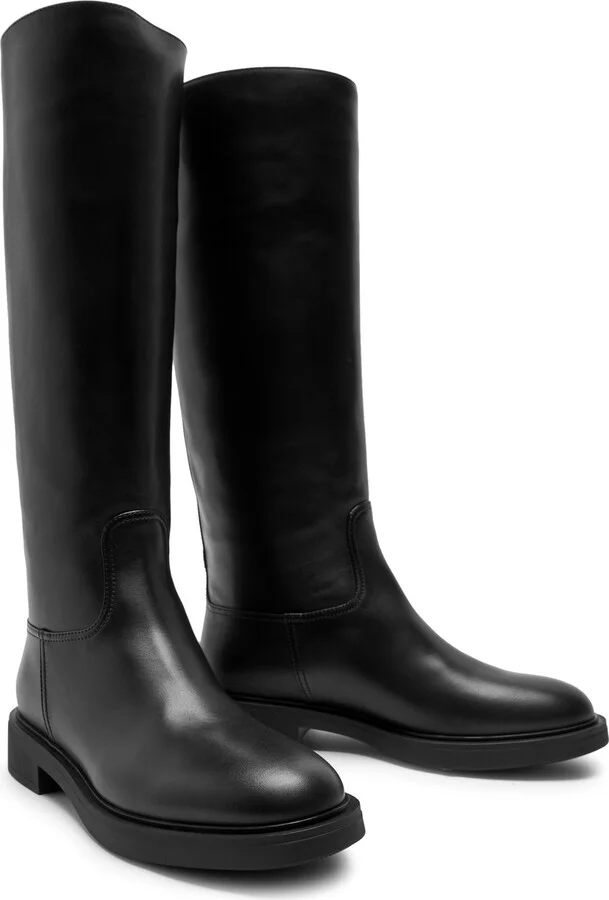 Gianvito Rossi Ascott Leather Knee-high Boots - Image 3