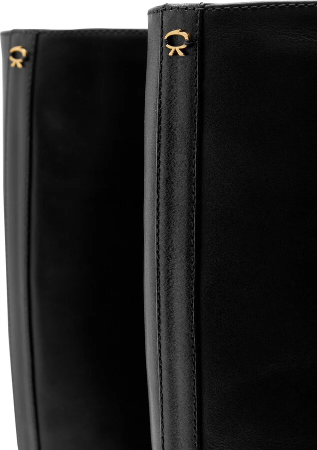 Gianvito Rossi Ascott Leather Knee-high Boots - Image 4