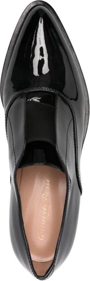 Gianvito Rossi Baxeter Lace-Up Patent Leather Shoes - Image 2