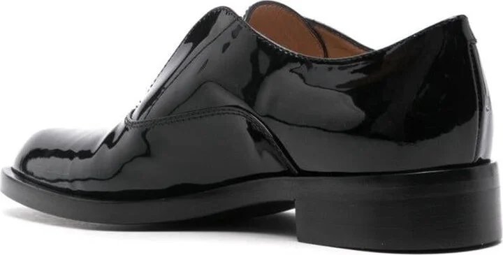 Gianvito Rossi Baxeter Lace-Up Patent Leather Shoes - Image 3
