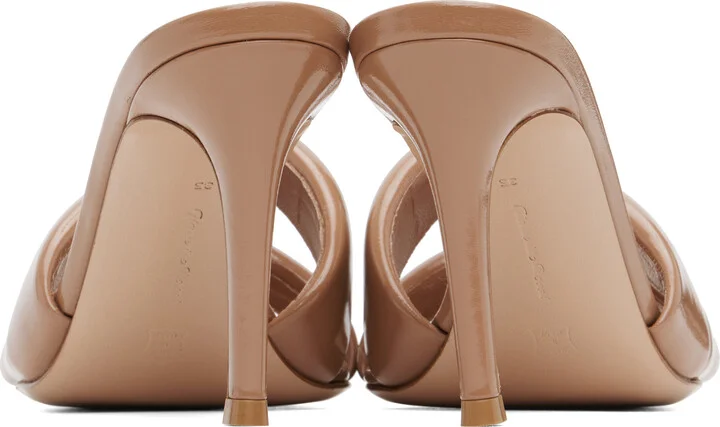 Gianvito Rossi Beige Amour Heeled Sandals - Image 2