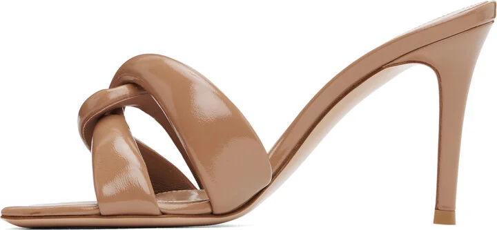 Gianvito Rossi Beige Amour Heeled Sandals - Image 3