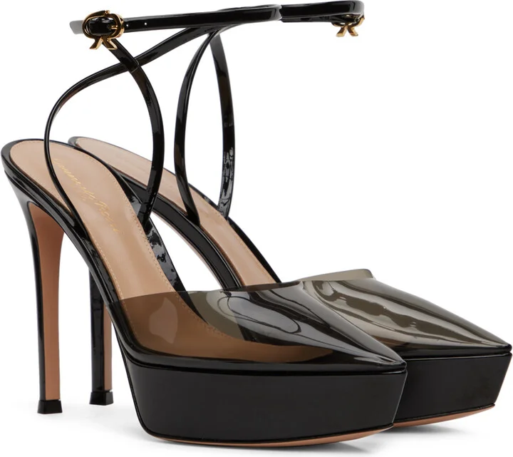 Gianvito Rossi Beige Betty Heeled Sandals - Image 4