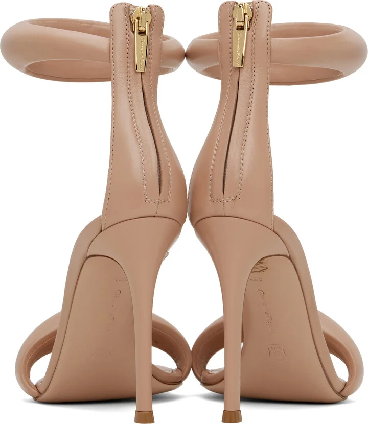 Gianvito Rossi Beige Bijoux Heeled Sandals - Image 2