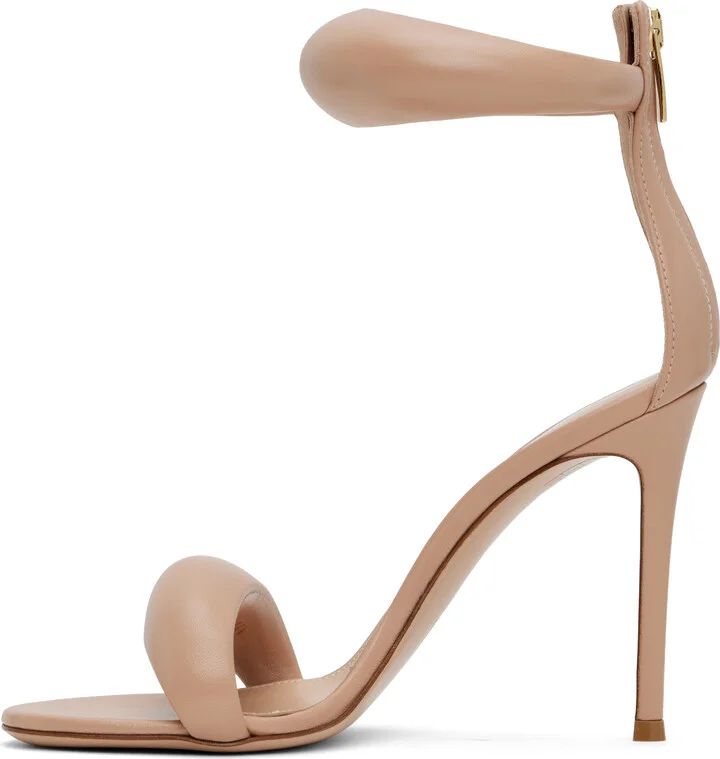 Gianvito Rossi Beige Bijoux Heeled Sandals - Image 3