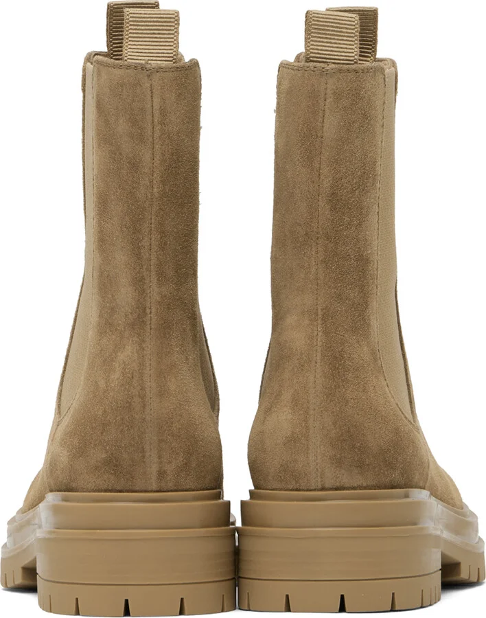 Gianvito Rossi Beige Chester Boots - Image 2
