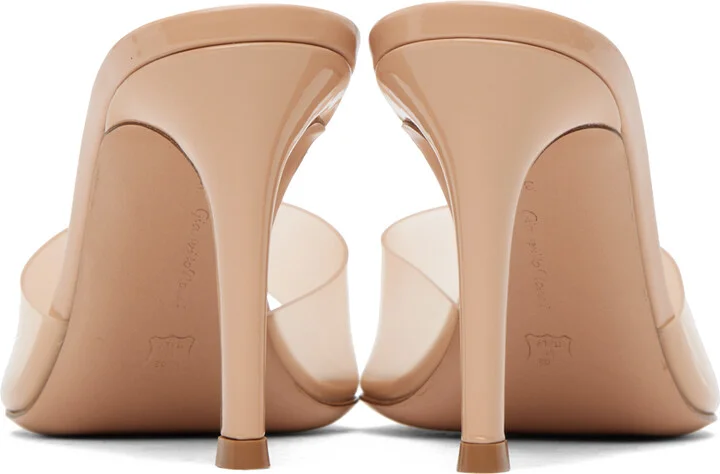 Gianvito Rossi Beige Elle 85 Heeled Sandals - Image 2