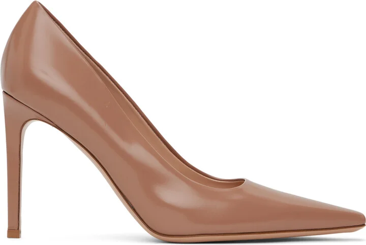 Gianvito Rossi Beige Gianvito 85 Pump Heels
