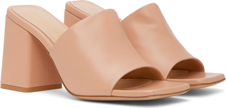 Gianvito Rossi Beige Wynn Heeled Sandals - Image 4