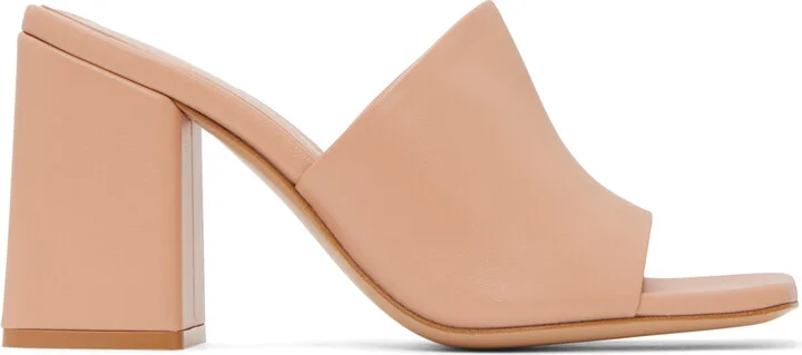 Gianvito Rossi Beige Wynn Heeled Sandals