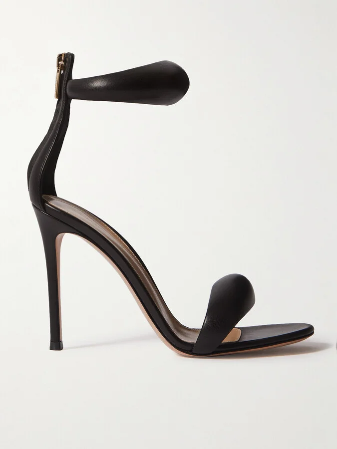 Gianvito Rossi - Bijoux 105 Leather Sandals - Black