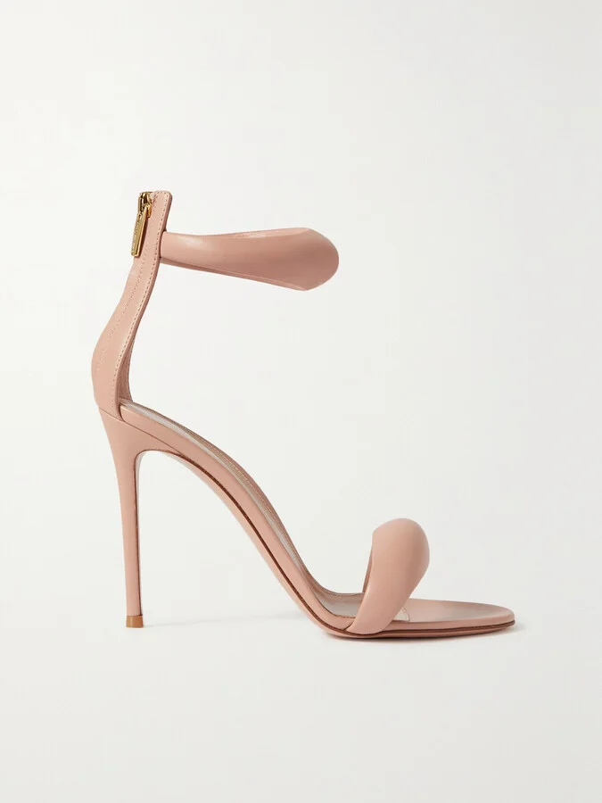 Gianvito Rossi - Bijoux 105 Leather Sandals - Neutrals