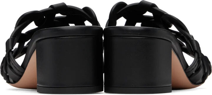 Gianvito Rossi Black Amalfi 45 Mules - Image 2