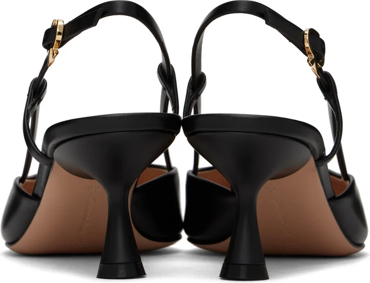 Gianvito Rossi Black Ascent 55 Heels - Image 2