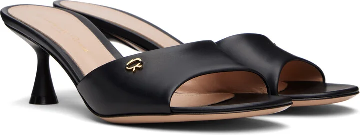 Gianvito Rossi Black Ascent 55 Mules - Image 4