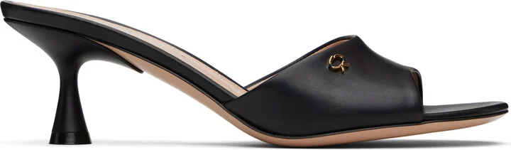 Gianvito Rossi Black Ascent 55 Mules