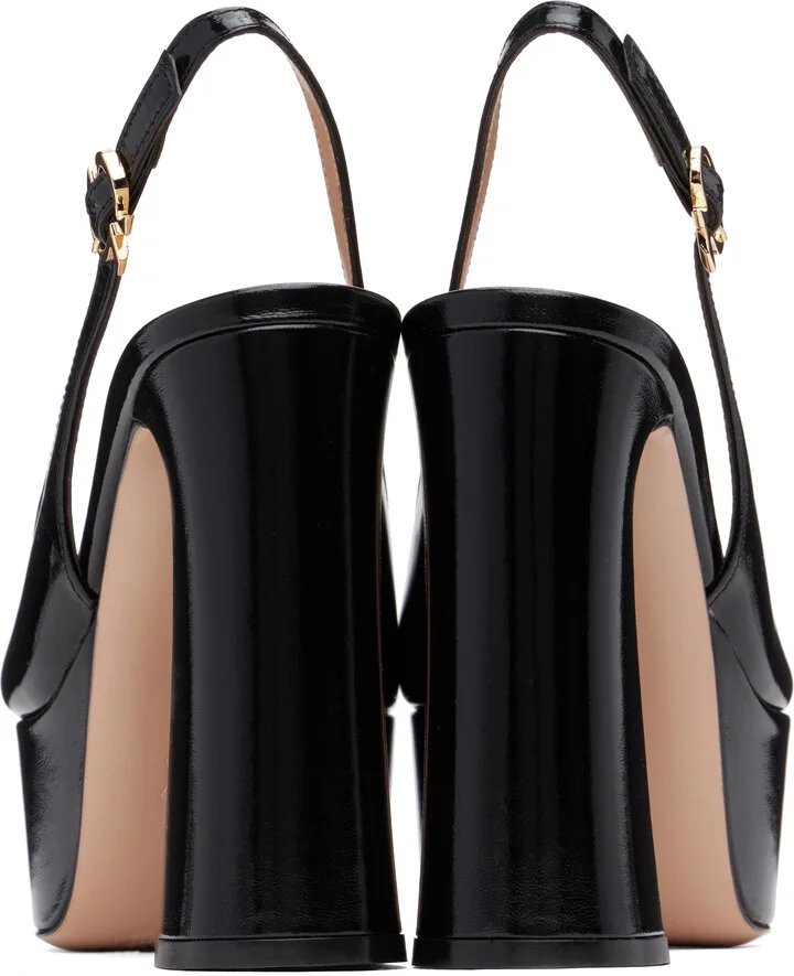 Gianvito Rossi Black Bessie Heels - Image 2