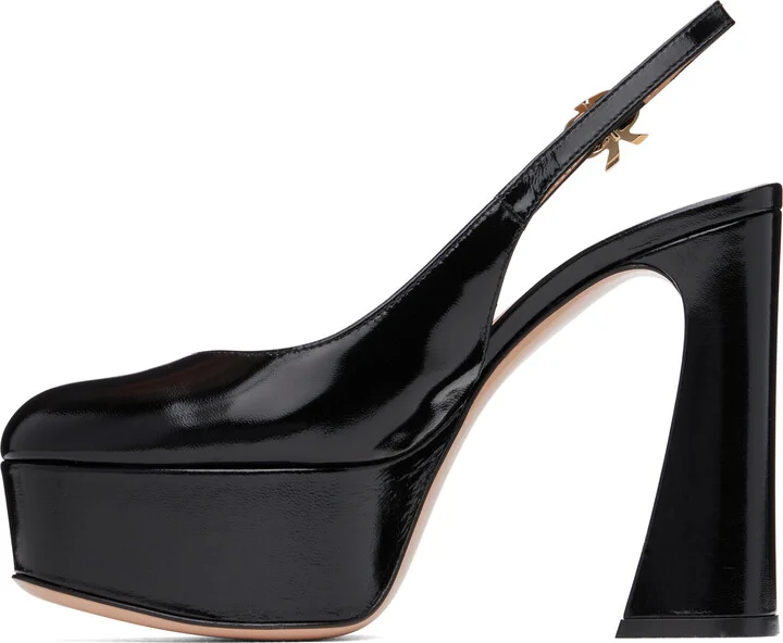 Gianvito Rossi Black Bessie Heels - Image 3