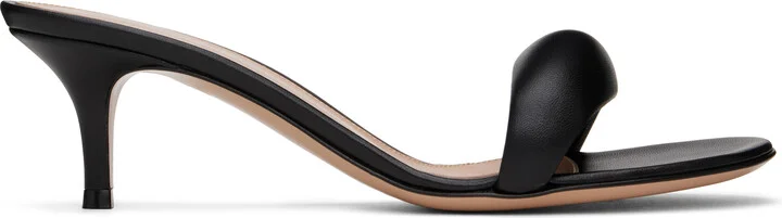 Gianvito Rossi Black Bijoux 55 Mules