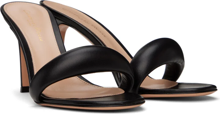 Gianvito Rossi Black Bijoux 85 Heeled Sandals - Image 4