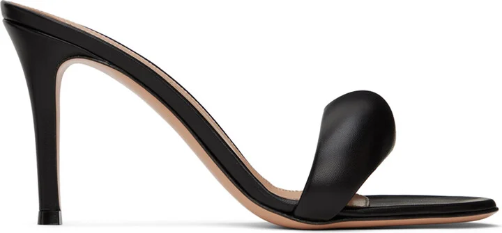 Gianvito Rossi Black Bijoux 85 Heeled Sandals