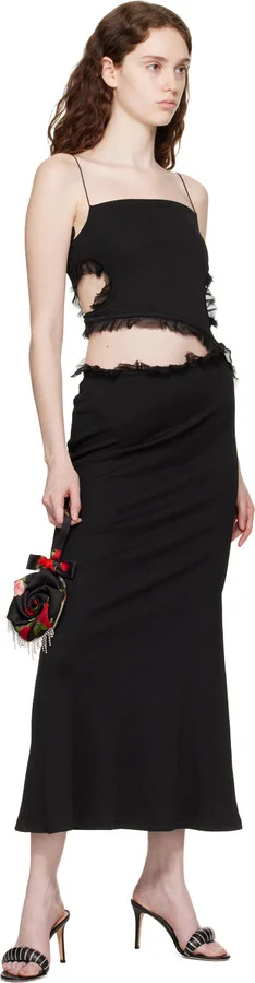 Gianvito Rossi Black Bijoux Crystal Heeled Sandals - Image 5