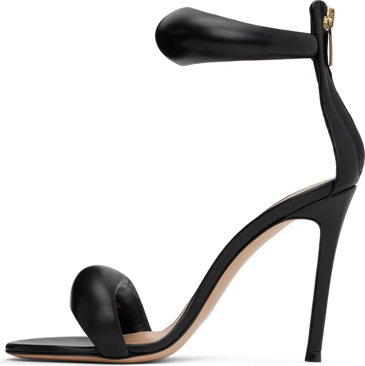 Gianvito Rossi Black Bijoux Heeled Sandals - Image 3