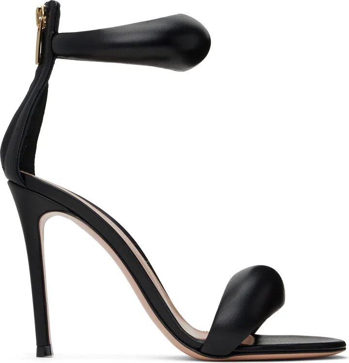 Gianvito Rossi Black Bijoux Heeled Sandals