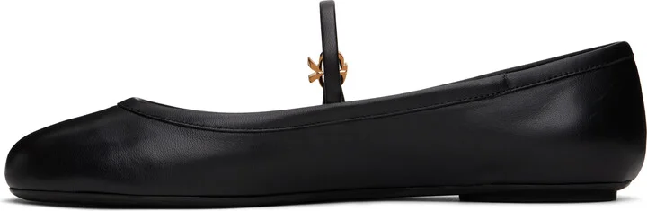 Gianvito Rossi Black Carla Ballerina Flats - Image 3