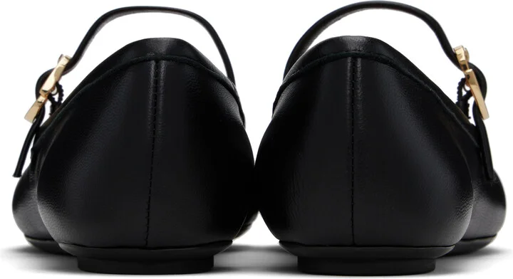Gianvito Rossi Black Carla Ballerina Flats - Image 2