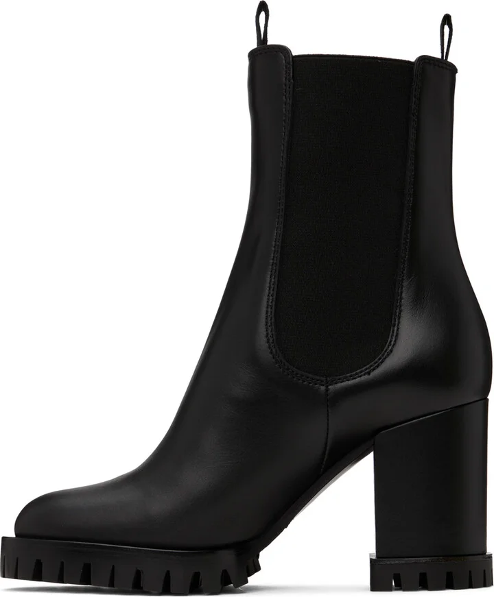 Gianvito Rossi Black Chester 70 Chelsea Boots - Image 3