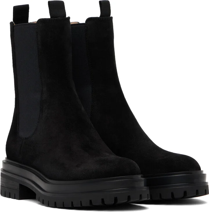 Gianvito Rossi Black Chester Boots - Image 4