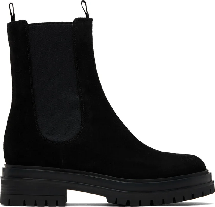 Gianvito Rossi Black Chester Boots