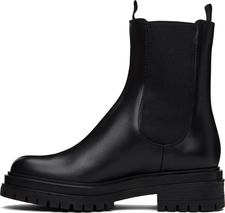 Gianvito Rossi Black Chester Chelsea Boots - Image 3