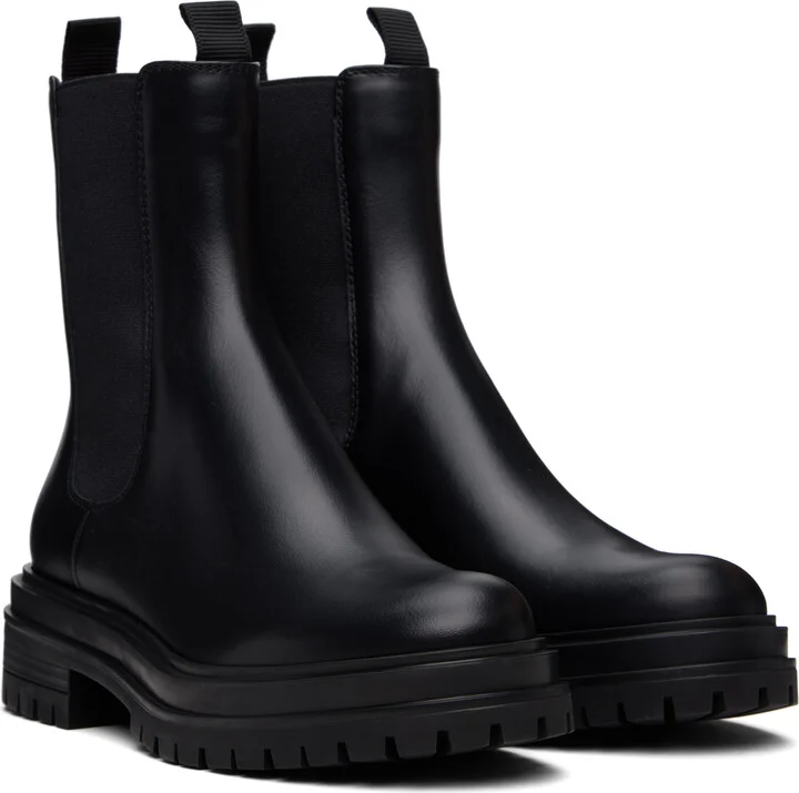 Gianvito Rossi Black Chester Chelsea Boots - Image 4