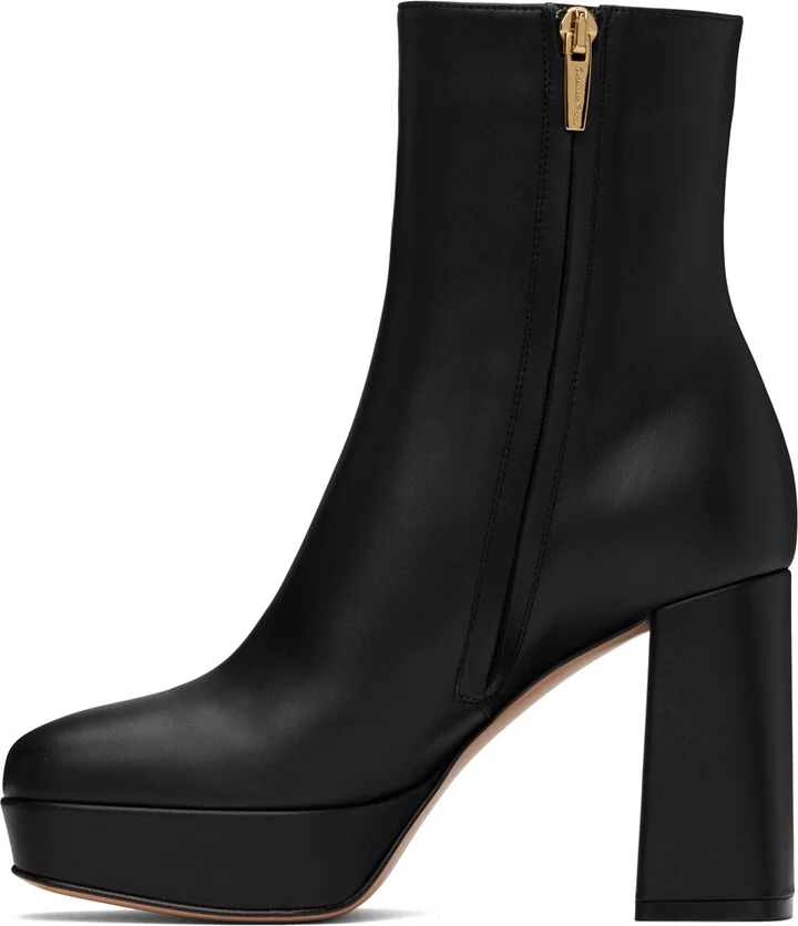 Gianvito Rossi Black Daisen Boots - Image 3