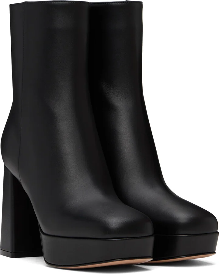 Gianvito Rossi Black Daisen Boots - Image 4