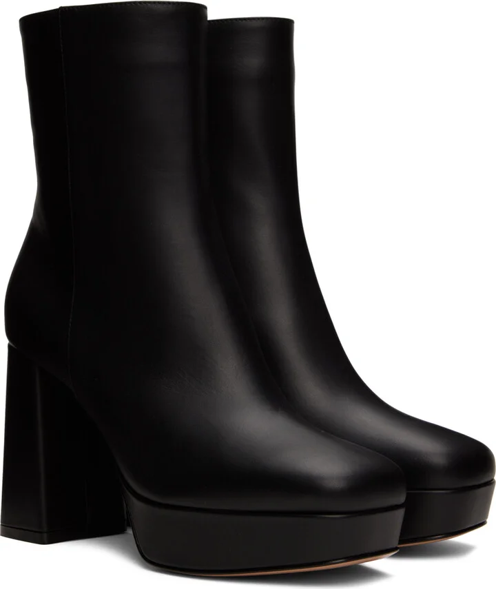 Gianvito Rossi Black Daisen Boots - Image 4