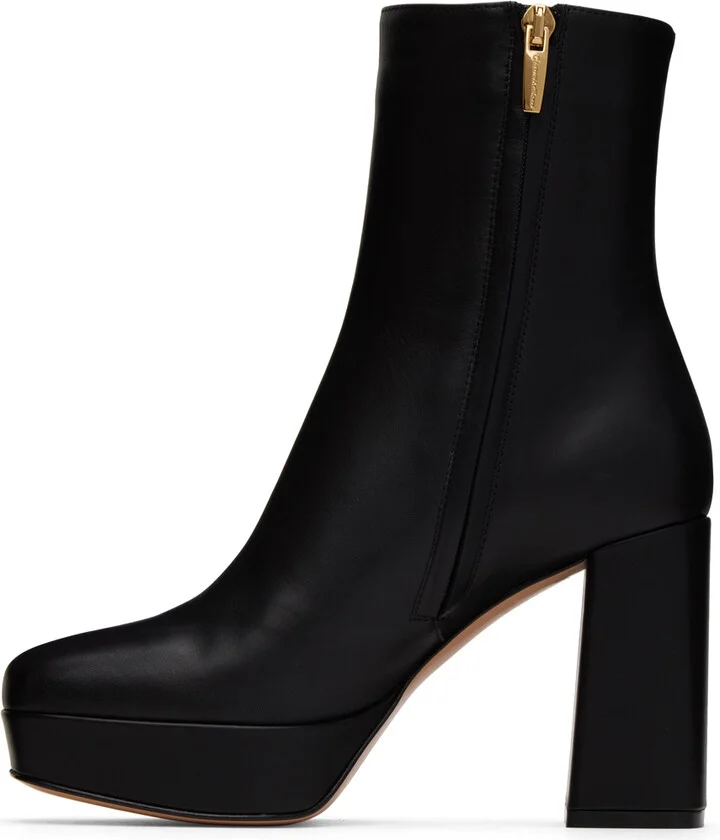 Gianvito Rossi Black Daisen Boots - Image 3