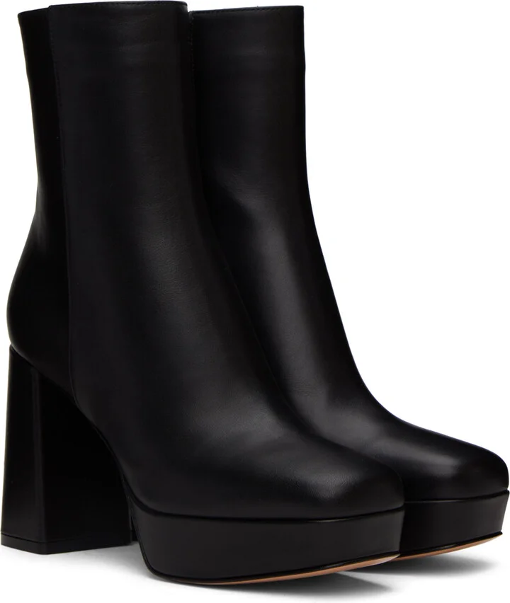 Gianvito Rossi Black Daisen Boots - Image 4