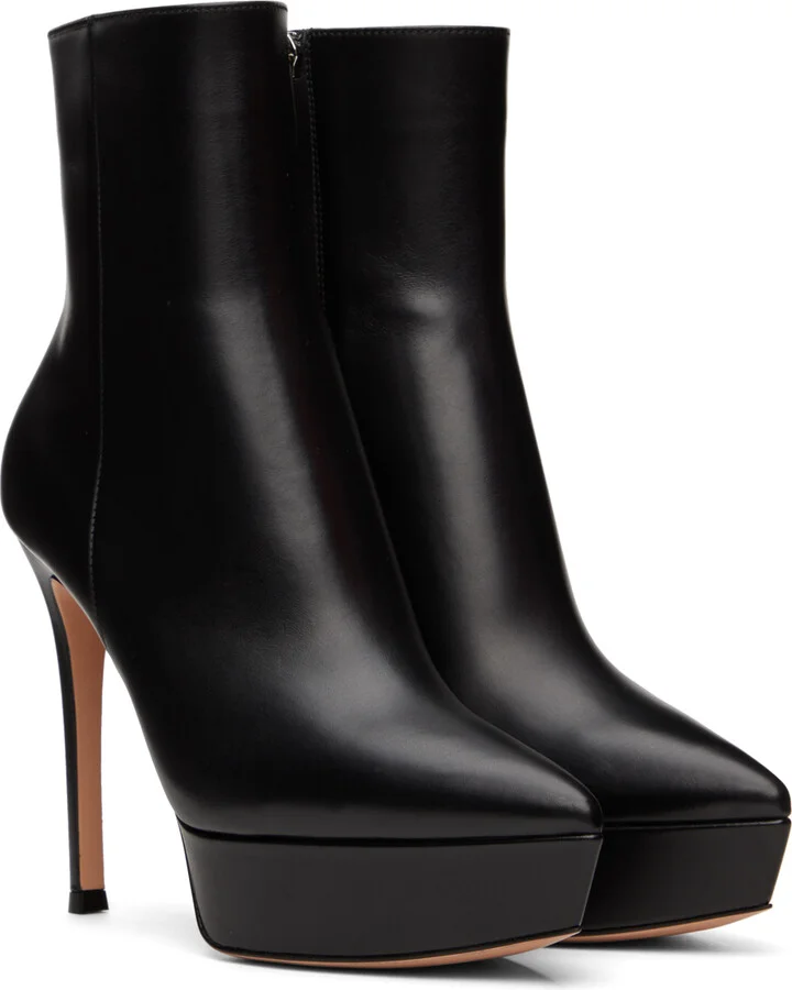Gianvito Rossi Black Dasha Boots - Image 4