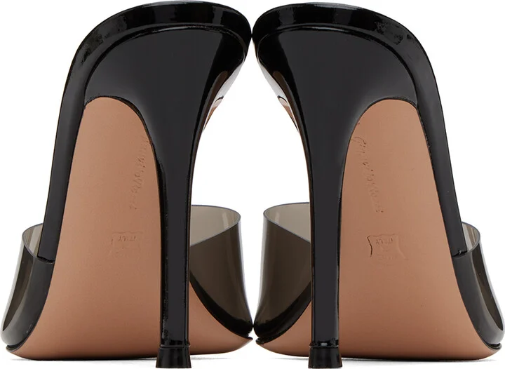 Gianvito Rossi Black Elle 105 Heeled Sandals - Image 2