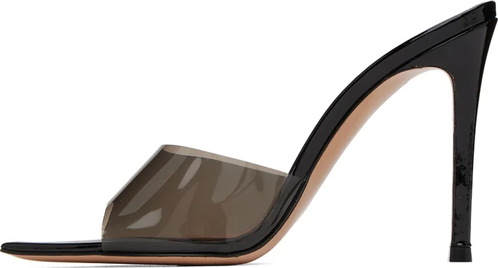 Gianvito Rossi Black Elle 105 Heeled Sandals - Image 3