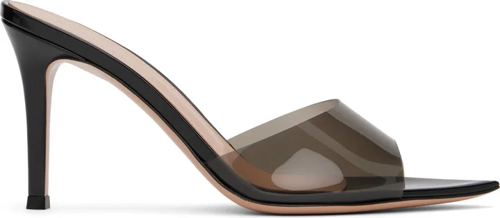Gianvito Rossi Black Elle 85 Heeled Sandals