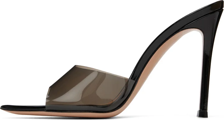 Gianvito Rossi Black Elle Heeled Sandals - Image 3